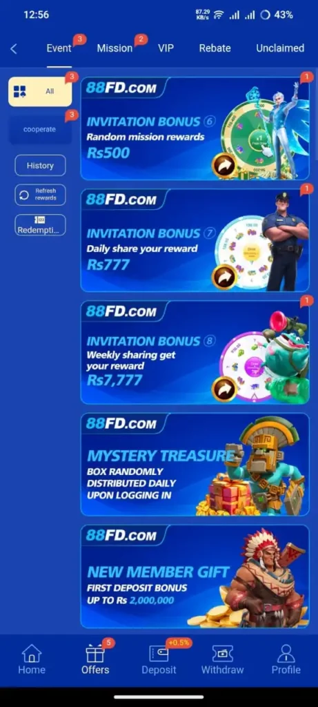 88FD Game Bonuses