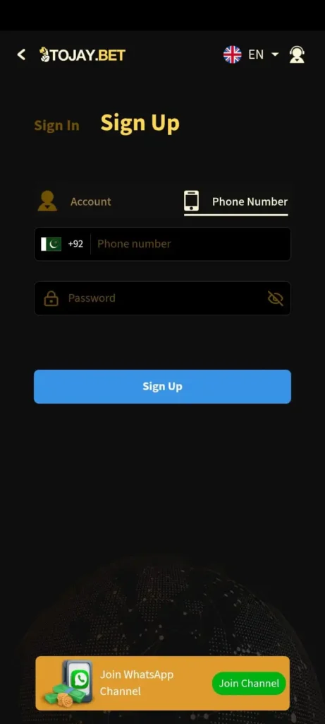2J Bet Game Login and Register