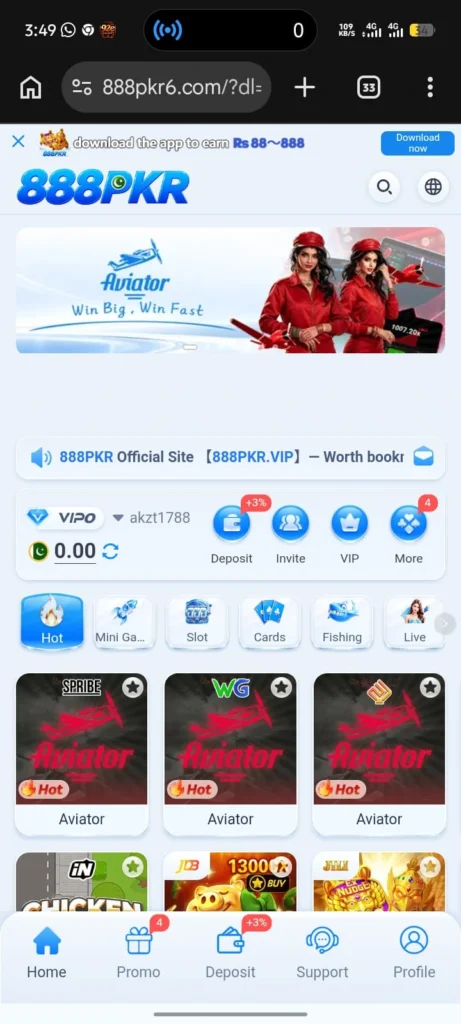 888PKR Game
